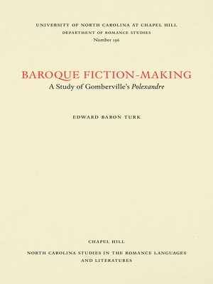 cover image of Baroque Fiction-Making